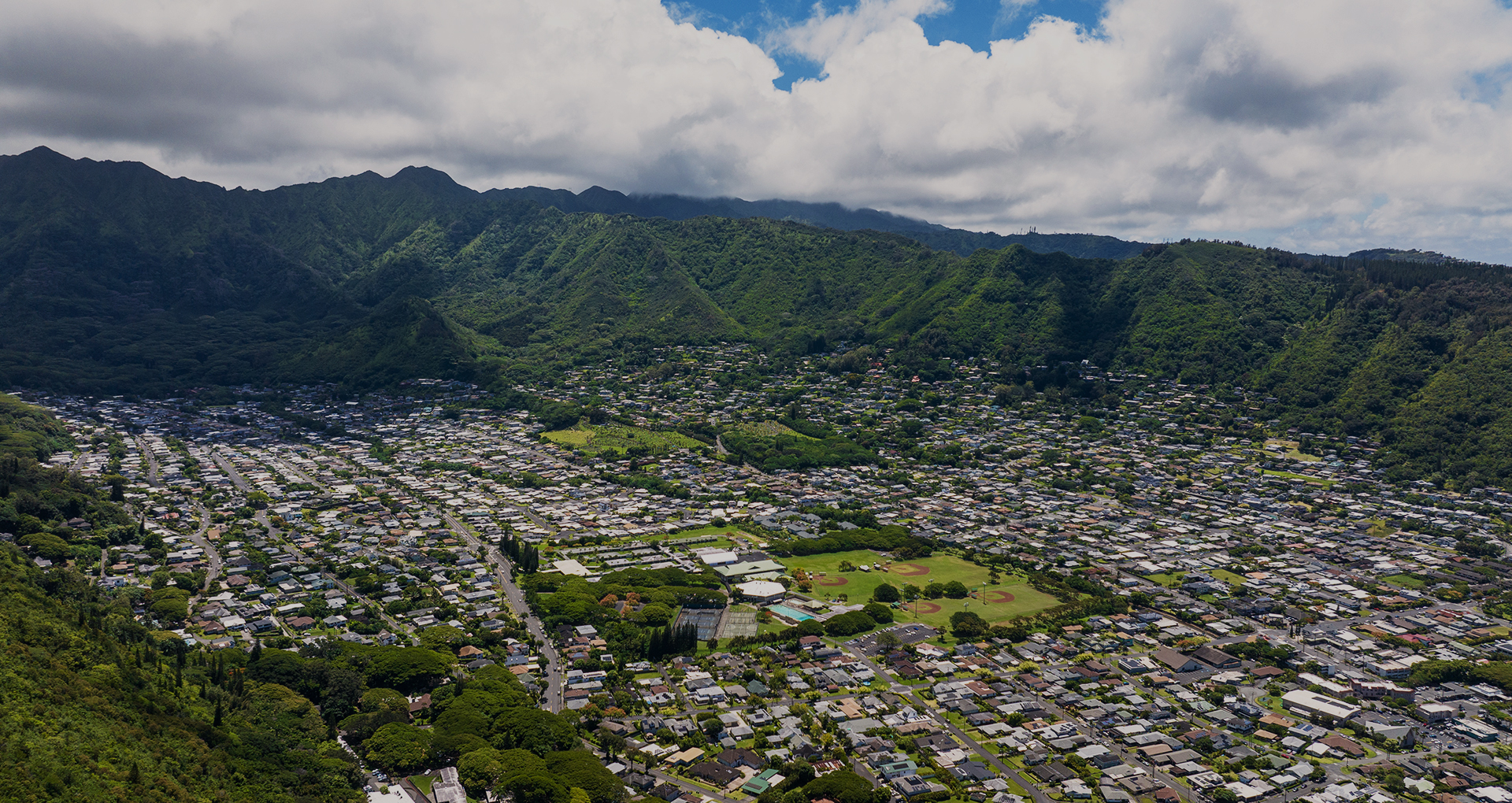 Manoa aerial photo